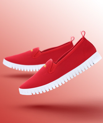 Sparx SL 86 | Stylish, Comfortable | Casuals For Women(Red, White ,)