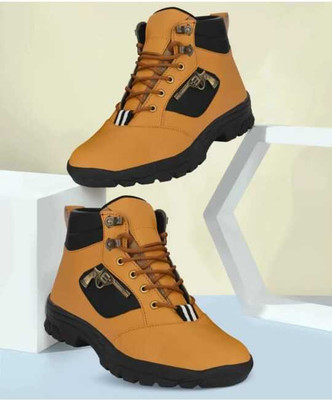 shizaro High Tops For Men(Brown , 8)