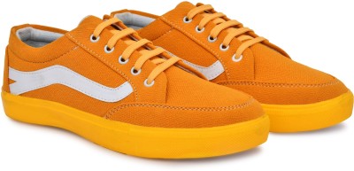 Rutos Casual Sneakers Shoes For Men Sneakers For Men(Orange , 7)