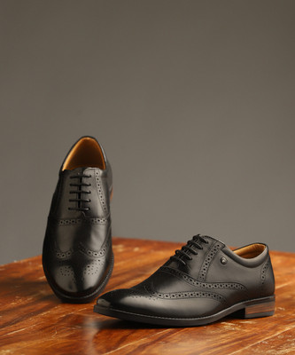 Monte Carlo Brogues For Men(Black , 8)