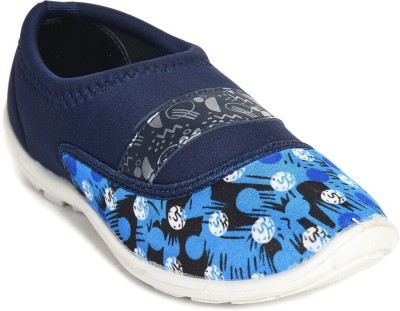 AJANTA PU2003 Slip On Sneakers For Women(Blue , 5)