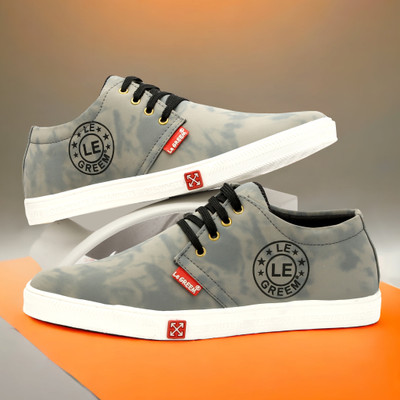 LE GREEM Comfortable|Ultra Light Weight|Breathable Sneakers For Men(Grey , 10)
