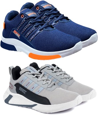 BRUTON Combo Pack Of 2 Casual Shoes Sneakers For Men(Blue)