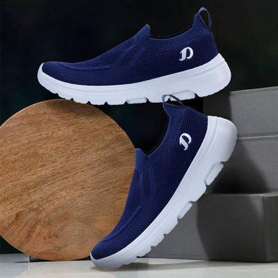DOCTOR EXTRA SOFT Sports Shoes with Memory Foam Cushioned Insole Running Gym Training D-2008 Casuals For Men(Navy , 9)