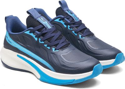asian Quantum-26 Men’s Running, Walking & Training Lightweight Sports Shoes Running Shoes For Men(Navy, Blue , 6)