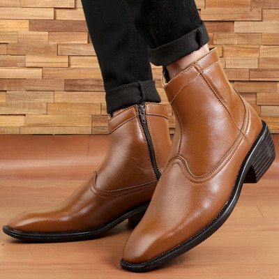 BXXY Slip On For Men(Tan , 5)