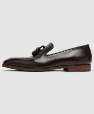 Rare Rabbit Loafers For Men(Brown , 7)