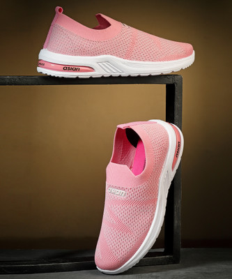 asian ELIZA-33 Sneakers,Casual,Loafers, Sneakers For Women Casuals For Women Walking Shoes For Women(Pink , 4)