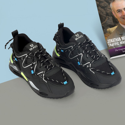 Ulazo Outdoor Trendy Lightweight Casual,Canvas Stylish Sport/Gym/Traning Badminton Shoes For Men(Black , 6)