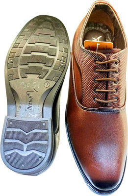 ARRIVAL SHOES PVT LTD Lace Up For Men(Brown , 6)