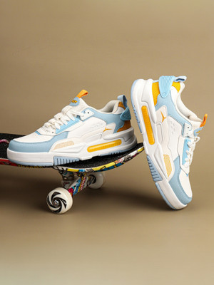 JQR SIGNATURE Sports shoes, Walking, Lightweight, Trekking, Sneakers, Stylish Sneakers For Men(White, Blue , 7)