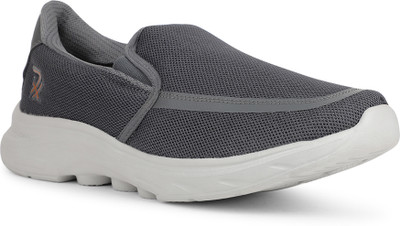 LIBERTY Leap7x DENIS-1 Non Lacing Casual Shoes With EVA Sole | Comfortable & Stylish Slip On Sneakers For Men(Grey , 8)
