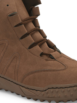 Roadster Men’s Stylish Lightweight Outdoor Adventure High-Top Boots Boots For Men(Brown , 6)