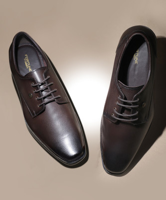 LIBERTY Genuine Leather LB31-01E Derby For Men(Brown , 8)