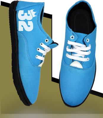 Kenamin Stylish Casual Shoes for Men and kids Casuals For Men(Blue, White , 7)