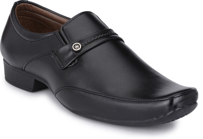John Karsun Classic Slip On For Men(Black , 7 UK/India)