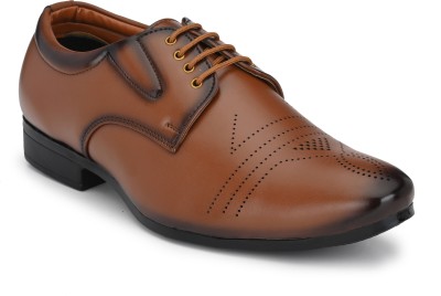 Karsun office shoes for men |executive |college |professional Lace Up For Men(Tan , 9)