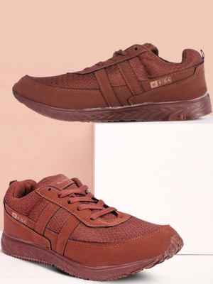 SEGA Sega 10 Brown Marathon Shoes Running Shoes For Men(Brown , 10)