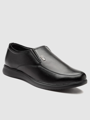 action Dotcom OFFICE 224 Trendy Comfortable Stylish Formal Slip On Monks Derby For Men(Black , 7)