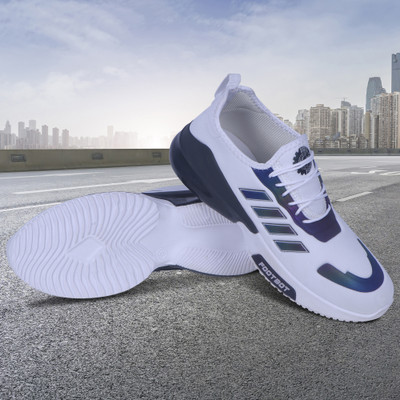 SHOELAMB Running Shoes For Men(White , 7)