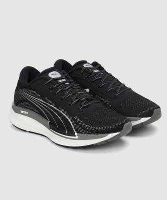 PUMA Magnify Nitro Knit Womens Running Shoes For Women(Black , 3)