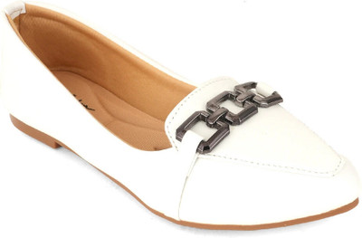 Mast & Harbour Bellies For Women(White , 6)