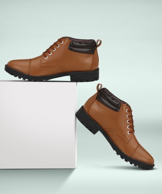 MACTREE Kin Boots For Men(Tan)