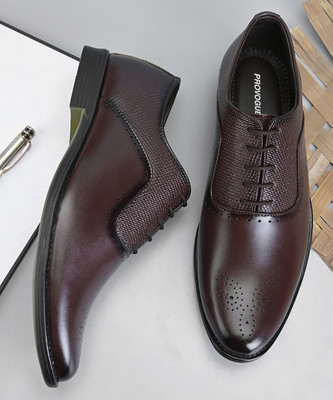 PROVOGUE Lace Up For Men(Brown , 6)