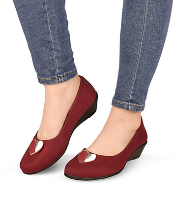STYLE BUY STYLE Bellies For Women(Maroon , 4)