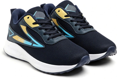 ROCLEX Sega Running Shoes For Men(Navy, Orange , 7)