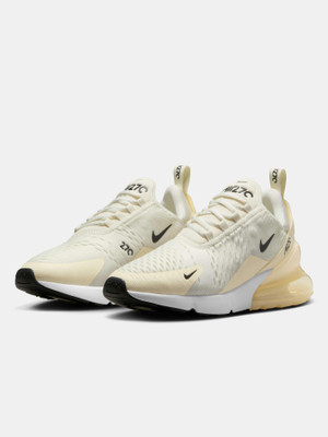 NIKE Air Max 270 Sneakers For Women(White , 4)