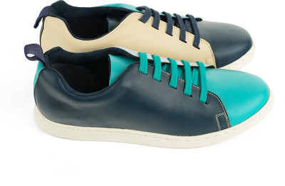 MONKSTORY Mismatch Alter-Ego Lace Sneakers - Blue, 6 Sneakers For Men(Blue , 6)