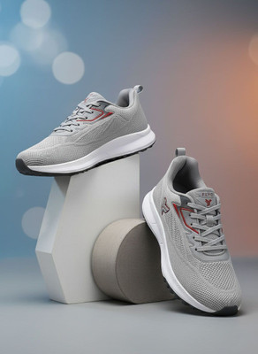 FLYO Jogging, Running Shoes For Men|| Soft Cushioned Insole, Slip-Resistance Running Shoes For Men(Grey , 8)