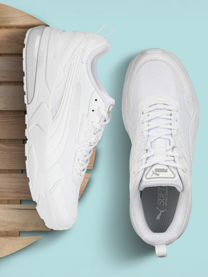 PUMA Running Shoes For Men(White , 8)