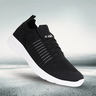 JQR MOJ-402 PLUS Walking Shoes For Men(Black , 8)