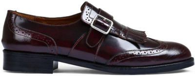 dumanera Issac Monk Strap For Men(Maroon , 6)