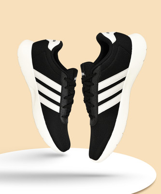 ADIDAS FUSION RUN M Running Shoes For Men(Black , 10)