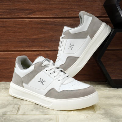 KILLER Killer Lightweight Casual Sneakers for Men | Synthetic Leather | EVA Sole Shoes Sneakers For Men(Grey , 9)