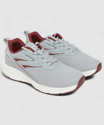 CAMPUS CONOR Sports Shoes |Mesh Upper for Improved Airflow| ExtraBounce Insole |Lace-Up Running Shoes For Men(Grey , 9)