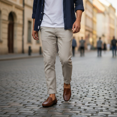 Hilux Hilux Trendy Loafers For Men Loafers For Men(Tan , 10)