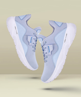 CAMPUS CLAIRE Women's Sports Shoes | Memory Foam Insole for Cushioned Comfort | Lace-Up Running Shoes For Women(Blue , 8)