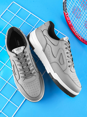 HRX by Hrithik Roshan GAMEESCAPE solid round toe comfortable sneakers Sneakers For Men(Grey , 9)