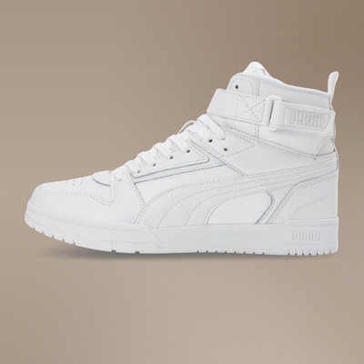 PUMA Court Shatter Mid Sneakers For Men(White , 8)