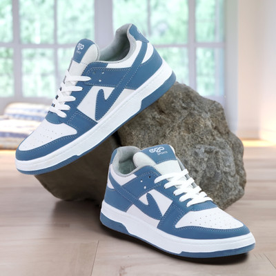 ROASTER Light weight classy sneakers shoes for men Sneakers For Men(Blue , 8)