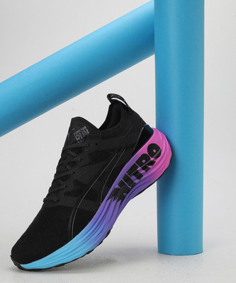 PUMA ForeverRun Nitro SUNSET Training & Gym Shoes For Women(Black , 10.5)