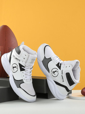 OFF LIMITS DUNK EXCEL Basketball Shoes For Men(White , 10)
