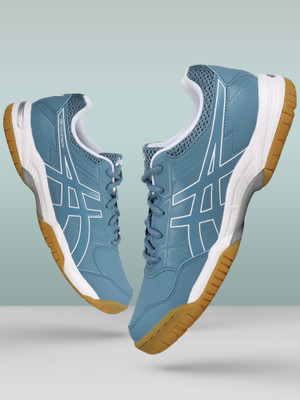 Asics GEL-COURTMOV Badminton Shoes For Men(Blue , 11)