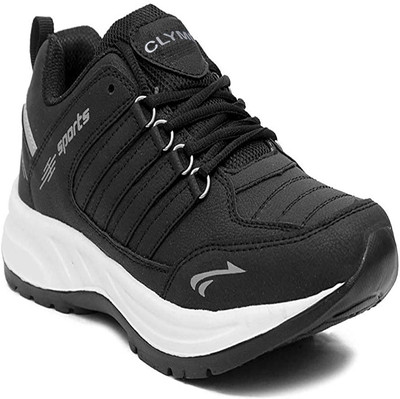 CLYMB Mesh Running/Walking Shoes/Outdoor Ultra Lightweight Eva Sneakers Running Shoes For Men(Black , 6)