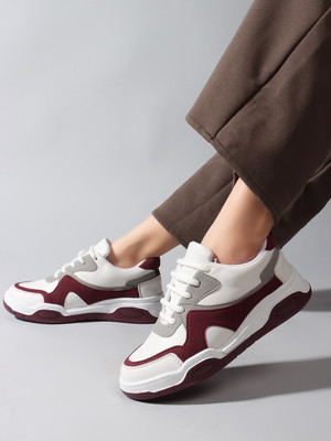 TRIKSY Sneakers For Women(Maroon , 7)