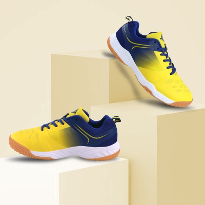 NIVIA HY-COURT 2.0 Badminton Shoes For Men(Yellow)
